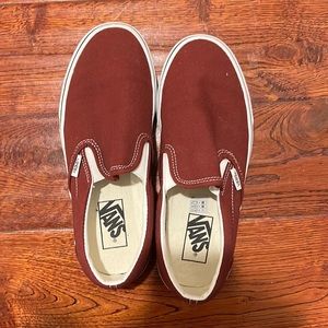 maroon vans